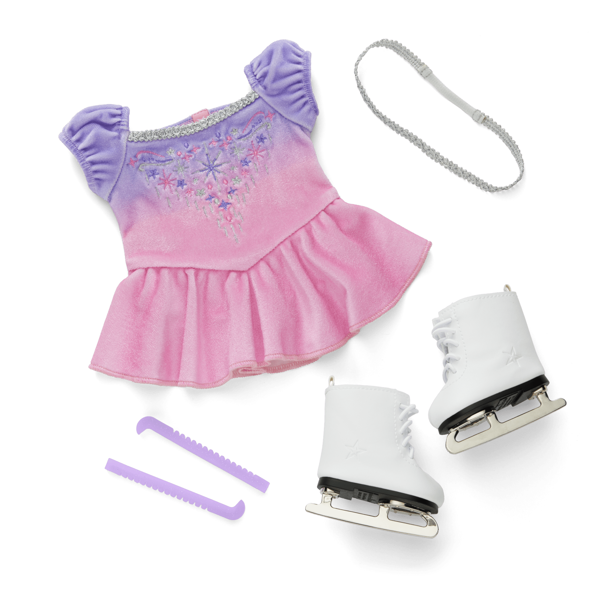 Spin In Style Figure-Skating Outfit For 18-Inch Dolls
